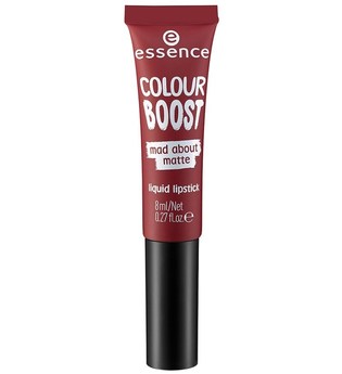 Essence Lippen Lippenstift & Lipgloss Colour Boost Mad About Matte Liquid Lipstick Nr. 09 Magnetic Gloom 8 ml