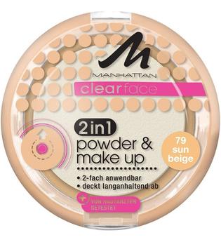 Manhattan Clearface 2in1 Powder & Make Up Kompaktpuder Nr. 78 - Rose Beige