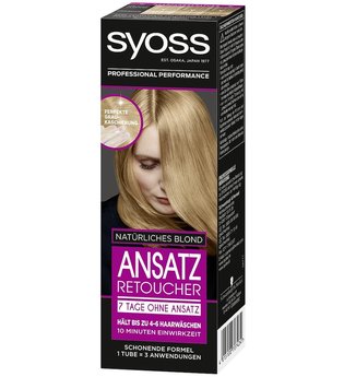 Syoss Ansatz Retoucher 7 Tage ohne Ansatz Natürliches Blond Haarfarbe