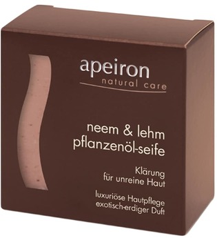 Apeiron Pflanzenöl-Seife - Neem & Lehm Gesichtsseife 100.0 g