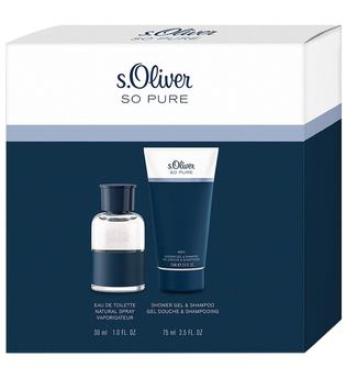 s.Oliver So Pure Men Eau de Toilette Spray 30 ml + Shower Gel & Shampoo 75 ml 1 Stk. Duftset 1.0 st