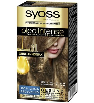 Syoss Oleo Intense Permanente Öl-Coloration Mittelblond Haarfarbe