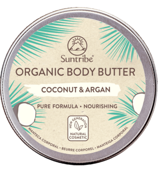 Suntribe Organic Body Butter Coconut & Argan Körperbutter  150 ml