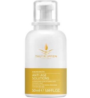 Tautropfen Amarant Anti-Age Solutions Aufbauende Gesichtsreinigungsemulsion für reife Haut 50 ml Gesichtsemulsion