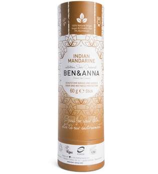 Ben & Anna Indian Mandarine - Deo papertube 60g Deodorant 60.0 g