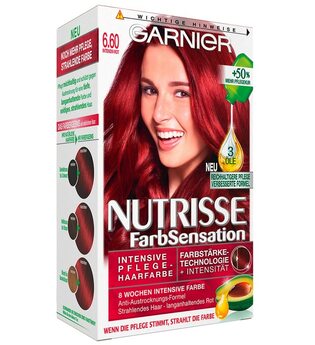 Nutrisse Ultra Color dauerhafte Pflege-Haarfarbe Nr. 6.60 Intensives Rot