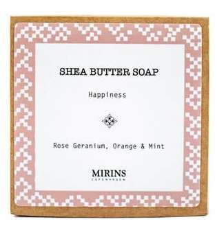 Shea Butter Soap Happiness - Rose Geranium, Orange & Mint 75 g