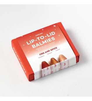 Lip-to-Lid Christmas Balmie Set Fire & Spice 10,2 g