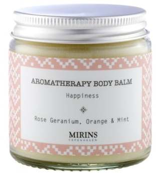 Body Balm Happiness - Rose Geranium, Orange & Mint - 120 ml