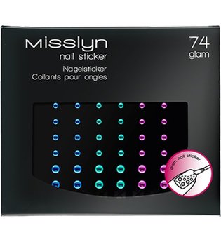 Misslyn Nail Sticker glam Neptun 74 (Selbstklebende Sticker) 1 Stk.