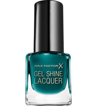 Max Factor Mini Gel Shine Lacquer 45 Gleaming Teal 4,5 ml Nagellack