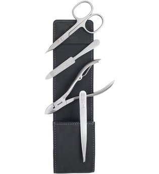 ERBE Maniküre Set Taschen-Etui Serie Hunter, schwarz Nagelpflegeset 1.0 pieces