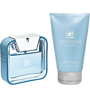 Trussardi Herrendüfte Blue Land Geschenkset Eau de Toilette Spray 50 ml + Shampoo & Shower Gel 100 ml 1 Stk.