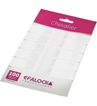 Efalock Professional Haarstyling Haarnadeln und Haarklammern Haarklemmen Chevalier Länge 5 cm Weiß 100 Stk.