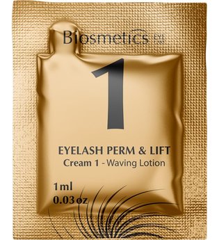 Biosmetics Brow Lamination & Lash lift Formular Cream 1 Waving Lotion 10 x 1 ml Entwicklerflüssigkeit