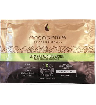 Macadamia Haarpflege Wash & Care Ultra Rich Moisture Masque Sachet 30 ml