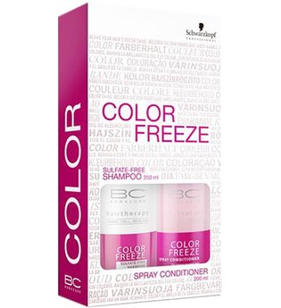 Aktion - Schwarzkopf BC Bonacure Color Freeze Set Shampoo + Spray Conditioner Haarpflegeset