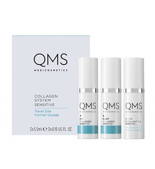 QMS Medicosmetics Collagen System 3-step Routine Set Travel Size 3 x 5,5 ml Gesichtspflegeset