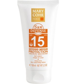 Mary Cohr Sun Defense Lait Visage et Corps SPF 15 150 ml Sonnenlotion