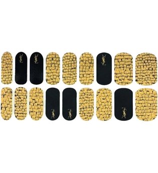 Aktion - Yves Saint Laurent Couture Pretty Metal Rebel Nail Jewel Patches Nagelsticker