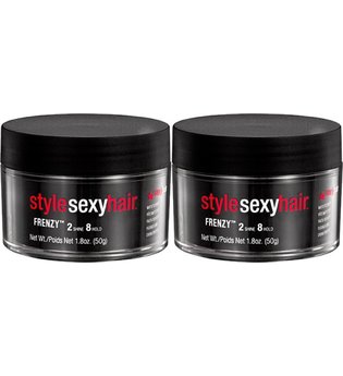 Set - Sexyhair Style Frenzy Flexible Texturizing Paste 2 x 50 g Haarpaste