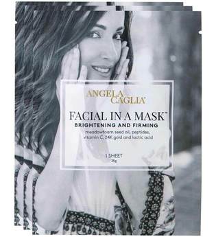 Angela Caglia - Facial In A Mask, 3 X 25 Ml – Gesichtsmasken - one size