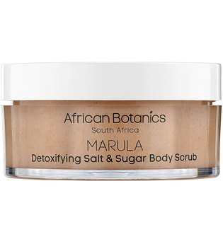 African Botanics - Marula Detoxifying Salt And Sugar Body Scrub, 200 Ml – Körperpeeling - one size