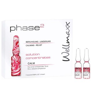 Wellmaxx Phase² Solution Concentrates Calm Gesichtsserum 7x1 ml