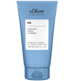 s.Oliver Pure Sense Men Shower Gel & Shampoo 150 ml Duschgel