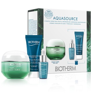 Biotherm Aquasource Gel Set = Aquasource Gel 50 ml + Life Plankton Elixier 7 ml + Aquasource Night Spa 20 ml Gesichtspflegeset