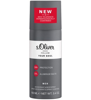 s.Oliver Follow Your Soul  Deodorant Spray 150 ml