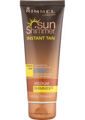 Rimmel Sunshimmer Water Resistant Wash Off Instant Tan - Matt (125 ml) - Medium Shimmer