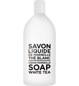 La Compagnie de Provence Liquid Marseille Soap White Tea Refill 1000 ml Flüssigseife