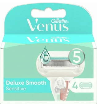Gillette Venus Deluxe Smooth Sensitive Klingen - 4 Stk