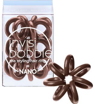 invisibobble The Styling Hair Ring 3 Pack NANO Pretzel Brown