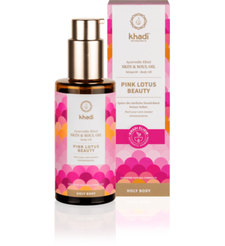 Khadi Naturkosmetik Holy Body Skin & Soul Oil Körperöl - Pink Lotus Beauty 100ml Körperöl 100.0 ml