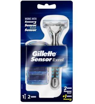 Gillette SensorExcel Universal mit 3 Klingen Rasierer 1 Stk
