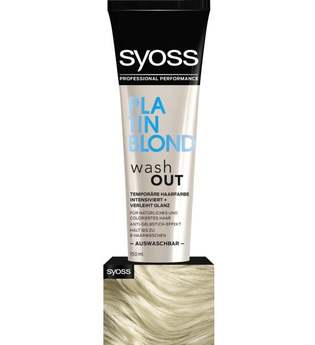 Syoss Wash Out Platin Blond Haartönung 150 ml
