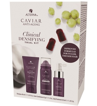 Alterna Caviar Anti-Aging Clinical Densifying Trial Kit Haarpflegeset 40 ml Shampoo + 42 ml Conditioner + 30 ml Treatment