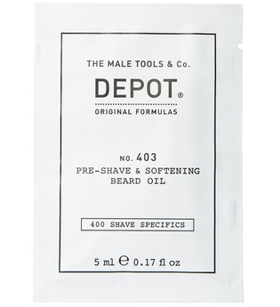 Depot No. 403 Pre-Shave and Softening Beard Oil 5 ml
