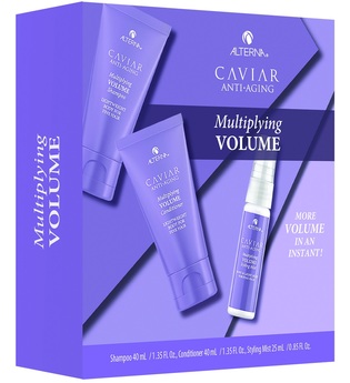 Alterna Caviar Anti-Aging Multiplying Volume Consumer Trial Kit Geschenkset 40 ml Shampoo + 40 ml Conditioner + 25 ml Styling Mist