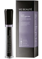 m2 Beauté - Black Nano Mascara Nutrition & Natural Growth - Mascara - 6 Ml - Black