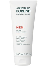 ANNEMARIE BÖRLIND MEN SYSTEM ENERGY BOOST 2-in-1 Reinigung Face & Body Gesichtsreinigungsschaum 200.0 ml