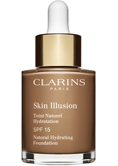 Clarins Skin Illusion Teint Naturel Hydratation SPF 15 30 ml Cognac 115 Flüssige Foundation