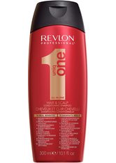 REVLON PROFESSIONAL Haarshampoo »Uniq One All in One Hair & Scalp Conditioning Shampoo«, beschwert nicht, 300 ml