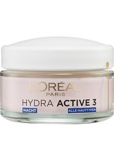L´Oréal Paris Hydra Active 3 Nacht - Intensive Feuchtigkeitspflege Gesichtscreme 50.0 ml