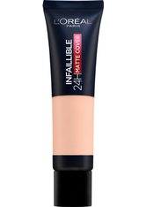L’Oréal Paris Infallible 24hr Matte Cover Liquid Foundation 35ml (Various Shades) - 155 Natural Rose