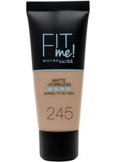 Maybelline Fit Me! Matte and Poreless Foundation 30 ml (verschiedene Farbtöne) - 245 Classic Beige