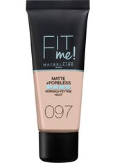 Maybelline Fit Me! Matte and Poreless Foundation 30 ml (verschiedene Farbtöne) - 097 Natural Porcelain