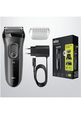 Braun Elektrorasierer Series 3 3000BT, Aufsätze: 5, Langhaartrimmer, Shave&Style 3-in-1